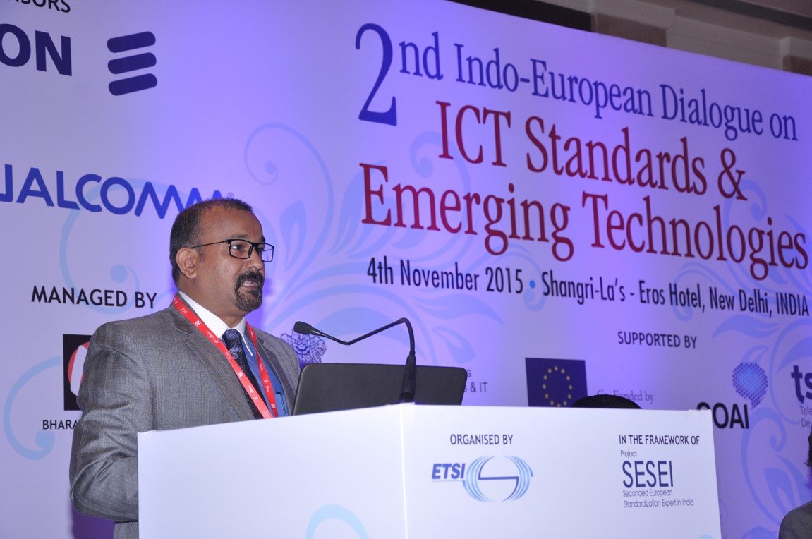 2nd Indo-European Dialogue on ICT Standards & Emerging Technologies organized by SESEI 4th November 2015
