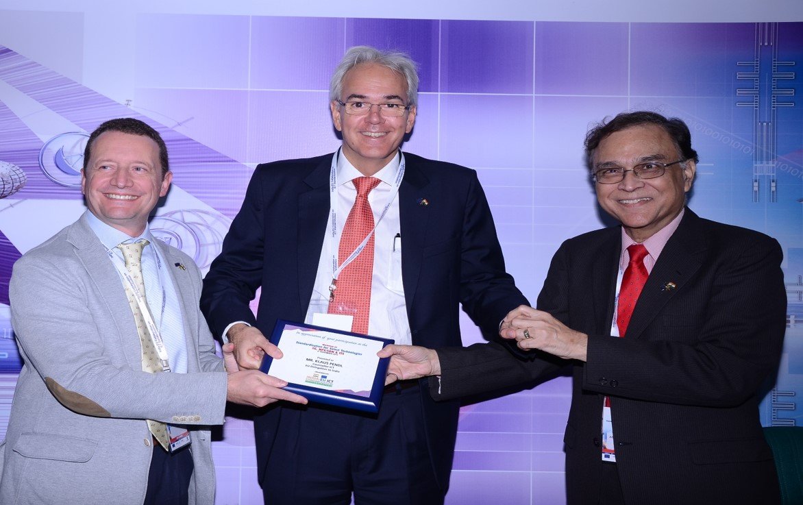 ETSI DG at the 2nd workshop on India-EU Collaboration on Standardization for Select Technologies, New Delhi India